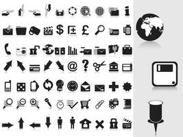 vector illustration collection of web icons