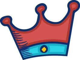 Illustration of a crown. vector