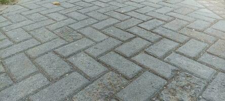 rectangular paving stones photo