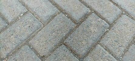 rectangular paving stones photo