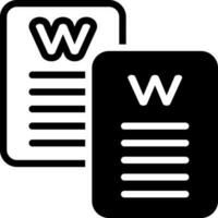 solid icon for word vector