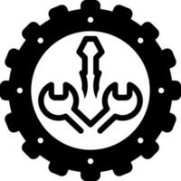 solid icon for configured vector