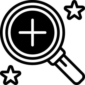 solid icon for overview vector