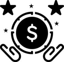 solid icon for value vector