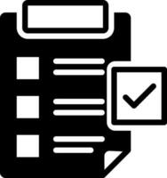 solid icon for directory submission vector