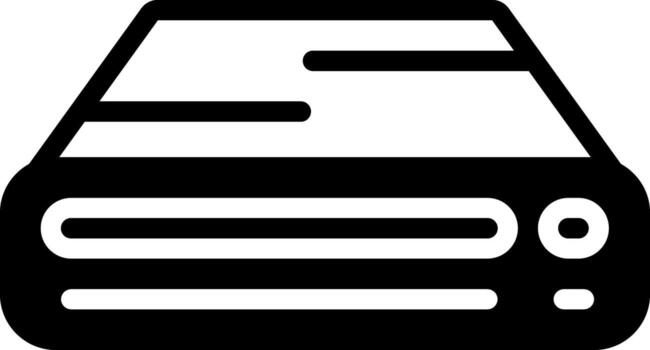 solid icon for drive vector