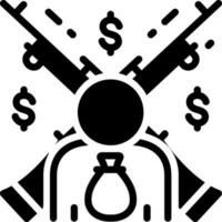 solid icon for feudalism vector
