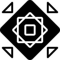 solid icon for modularize vector