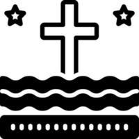 solid icon for liturgy vector