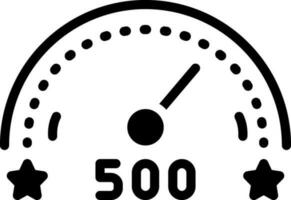 solid icon for scores vector