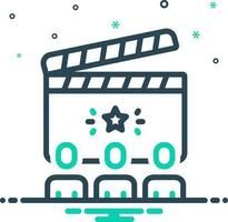 mix icon for premiere vector