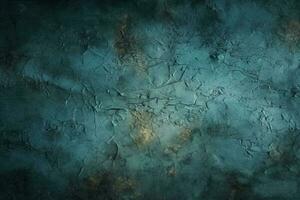 blue grunge background with rust stains photo