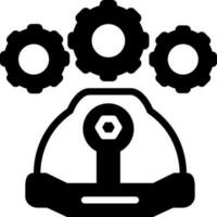 solid icon for engineering vector