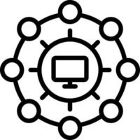 line icon for connectivity vector