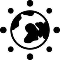 solid icon for pacific vector