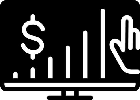 solid icon for maximize vector