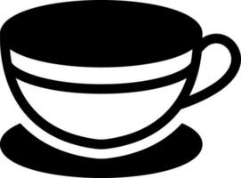 solid icon for cup vector