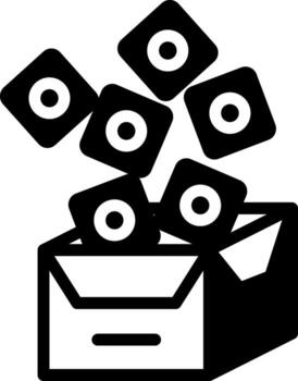 sólido icono para íconos vector