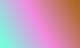 Design simple cyan,brown and pink gradient color illustration background photo