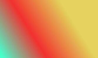 Design simple cyan,red and yellow gradient color illustration background photo