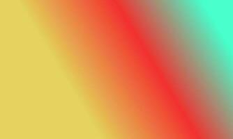 Design simple cyan,red and yellow gradient color illustration background photo