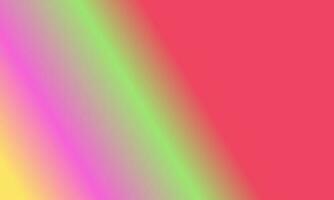 Design simple green,red,yellow and pink gradient color illustration background photo