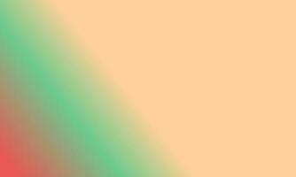 Design simple peach,green and red gradient color illustration background photo