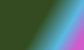 Design simple army green,cyan and pink gradient color illustration background photo