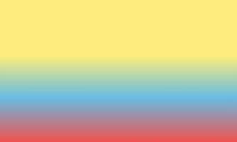 Design simple pastel yellow,blue and red gradient color illustration background photo