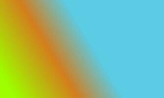 Design simple highlighter green,blue and orange gradient color illustration background photo