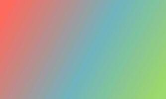 Design simple pastel red,blue and green gradient color illustration background photo