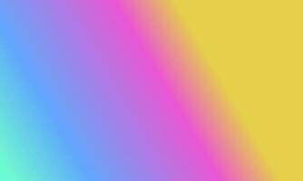 Design simple cyan,blue,yellow and pink gradient color illustration background photo