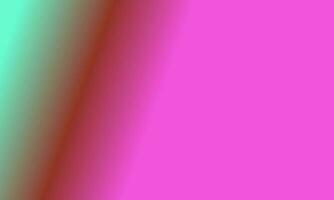 Design simple cyan,brown and pink gradient color illustration background photo