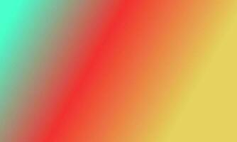 Design simple cyan,red and yellow gradient color illustration background photo