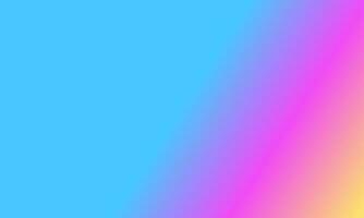 Design simple pink,blue and yellow gradient color illustration background very cool photo