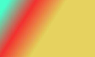 Design simple cyan,red and yellow gradient color illustration background photo