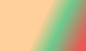 Design simple peach,green and red gradient color illustration background photo