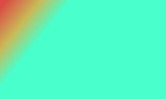 Design simple cyan,red and yellow gradient color illustration background photo