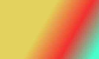 Design simple cyan,red and yellow gradient color illustration background photo
