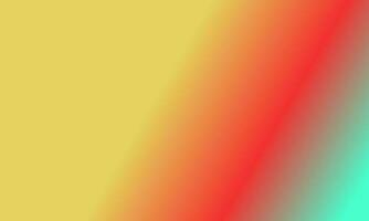 Design simple cyan,red and yellow gradient color illustration background photo