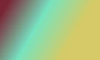 Design simple yellow,cyan and maroon gradient color illustration background photo