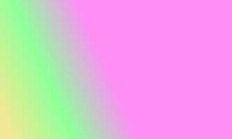 Design simple pink,yellow and green gradient color illustration background photo