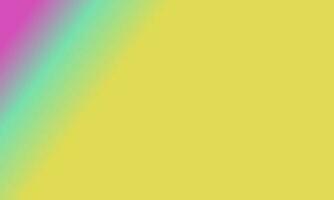 Design simple cyan,yellow and pink gradient color illustration background photo