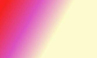 Design simple Lemonchiffon yellow,pink and red gradient color illustration background photo