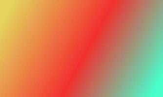 Design simple cyan,red and yellow gradient color illustration background photo