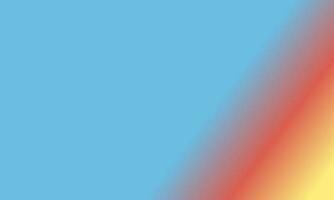 Design simple pastel yellow,blue and red gradient color illustration background photo
