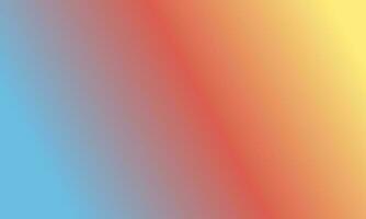 Design simple pastel yellow,blue and red gradient color illustration background photo