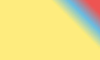 Design simple pastel yellow,blue and red gradient color illustration background photo
