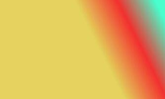 Design simple cyan,red and yellow gradient color illustration background photo