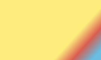 Design simple pastel yellow,blue and red gradient color illustration background photo